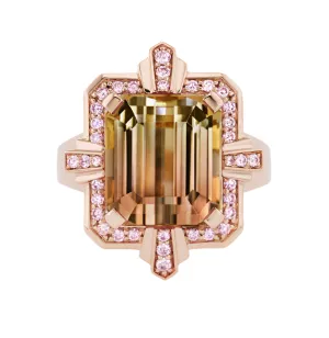 Bi-Color Tourmaline Cocktail Ring