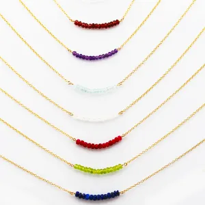 Birthstone Bar Necklace