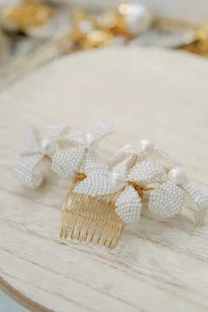 bridal hair comb  AMBRE- 25001