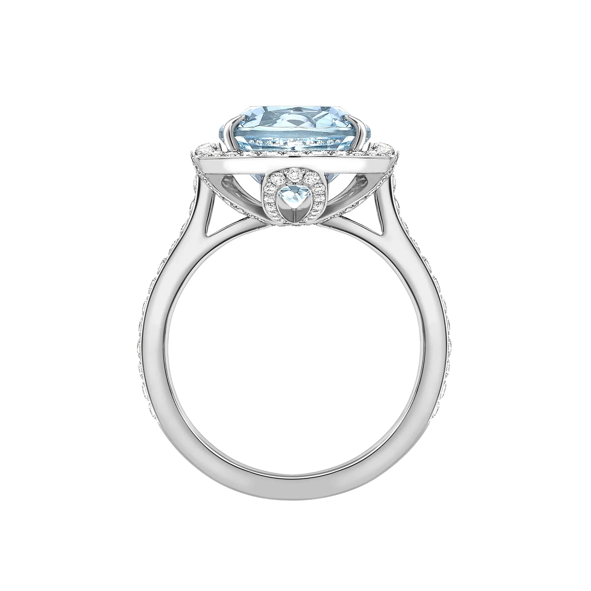 Cocktail Ring Aqua