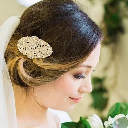 Elise, Gold Art Deco Style Comb