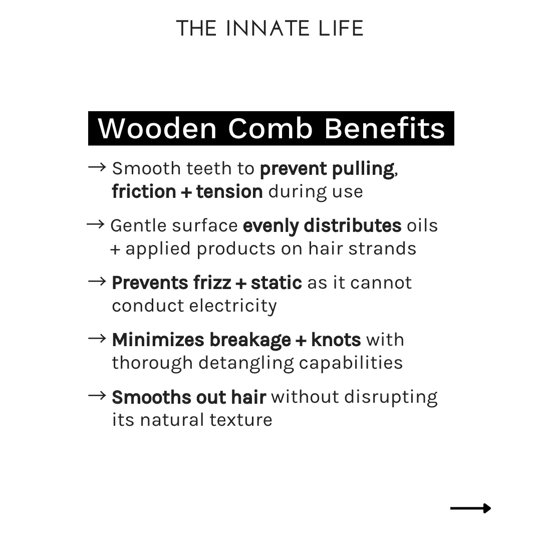 NEEM WOOD STYLING COMB