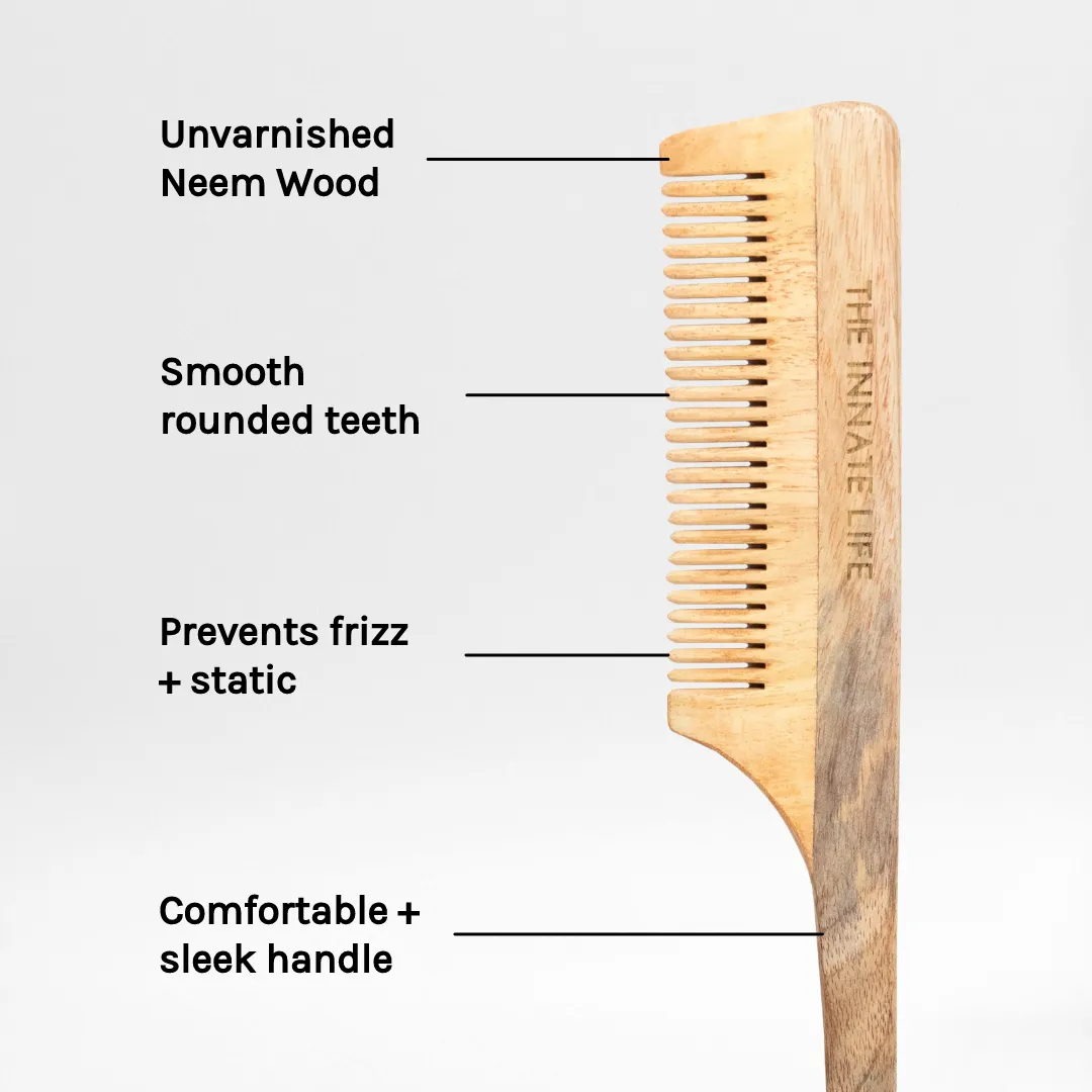 NEEM WOOD STYLING COMB