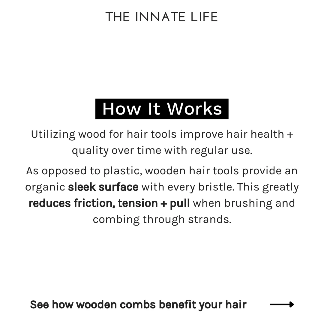 NEEM WOOD STYLING COMB