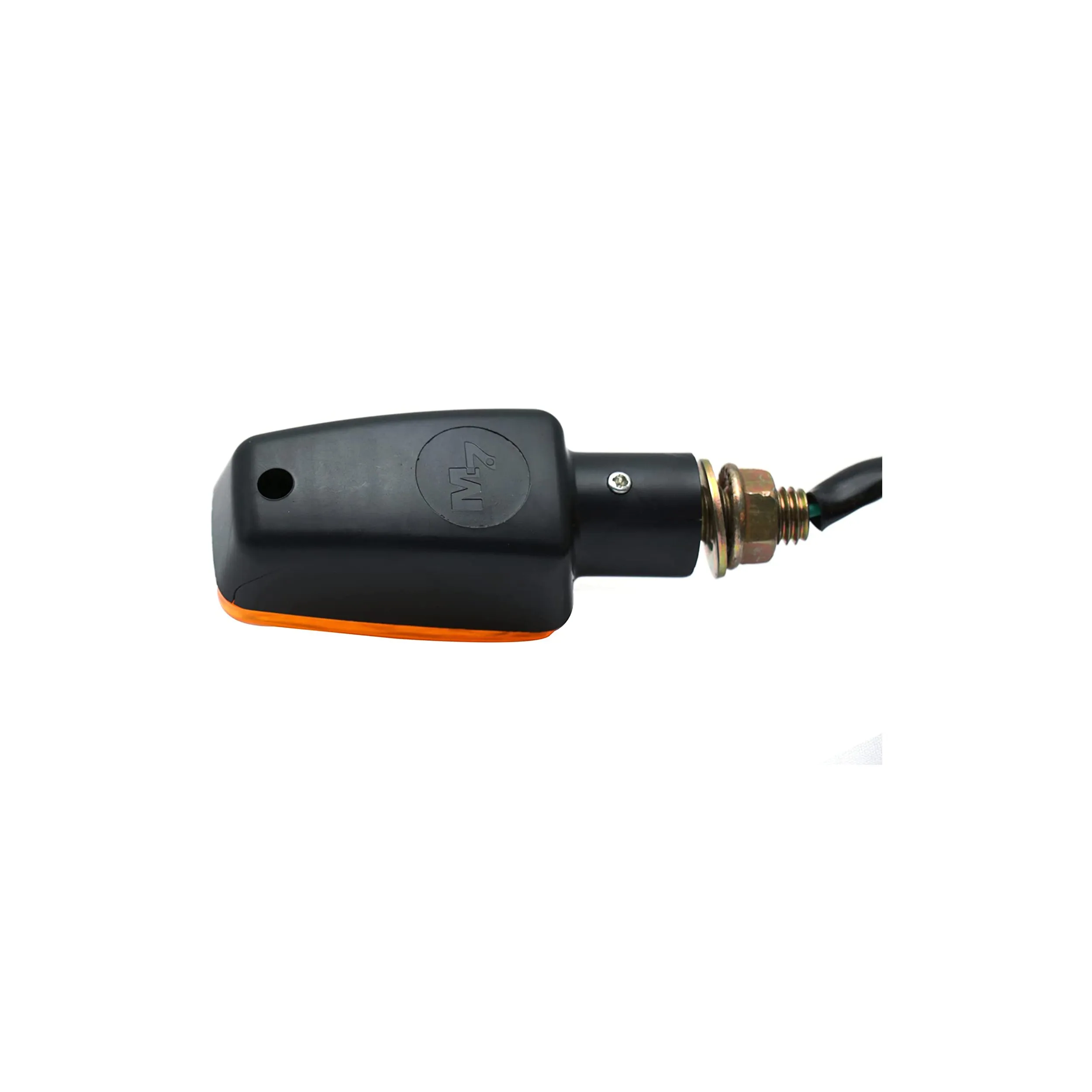PAIR OF 12V UNIVERSAL MOTORCYCLE TURN SIGNAL INDICATOR LIGHT TURNING AMBER LAMP - 819804