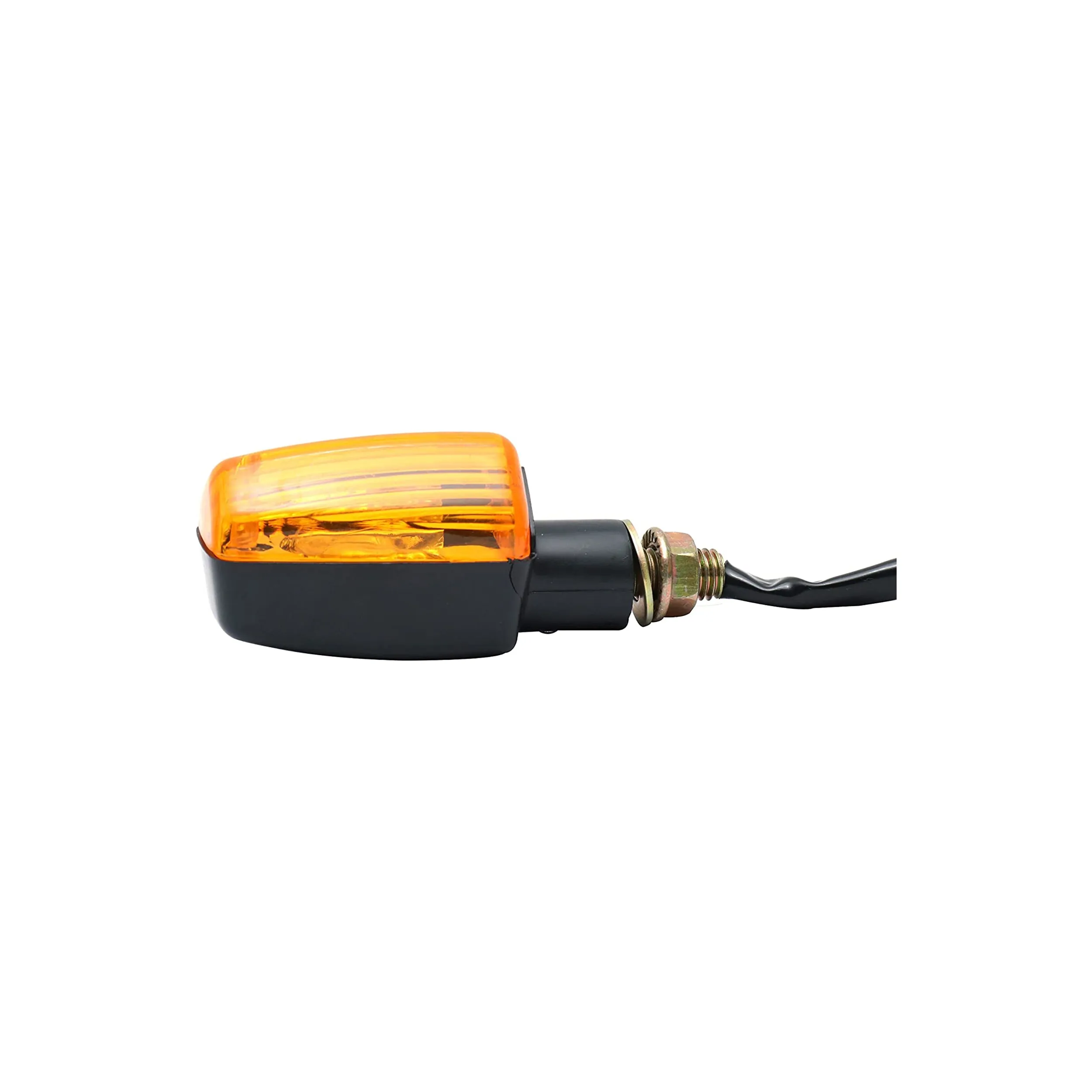 PAIR OF 12V UNIVERSAL MOTORCYCLE TURN SIGNAL INDICATOR LIGHT TURNING AMBER LAMP - 819804
