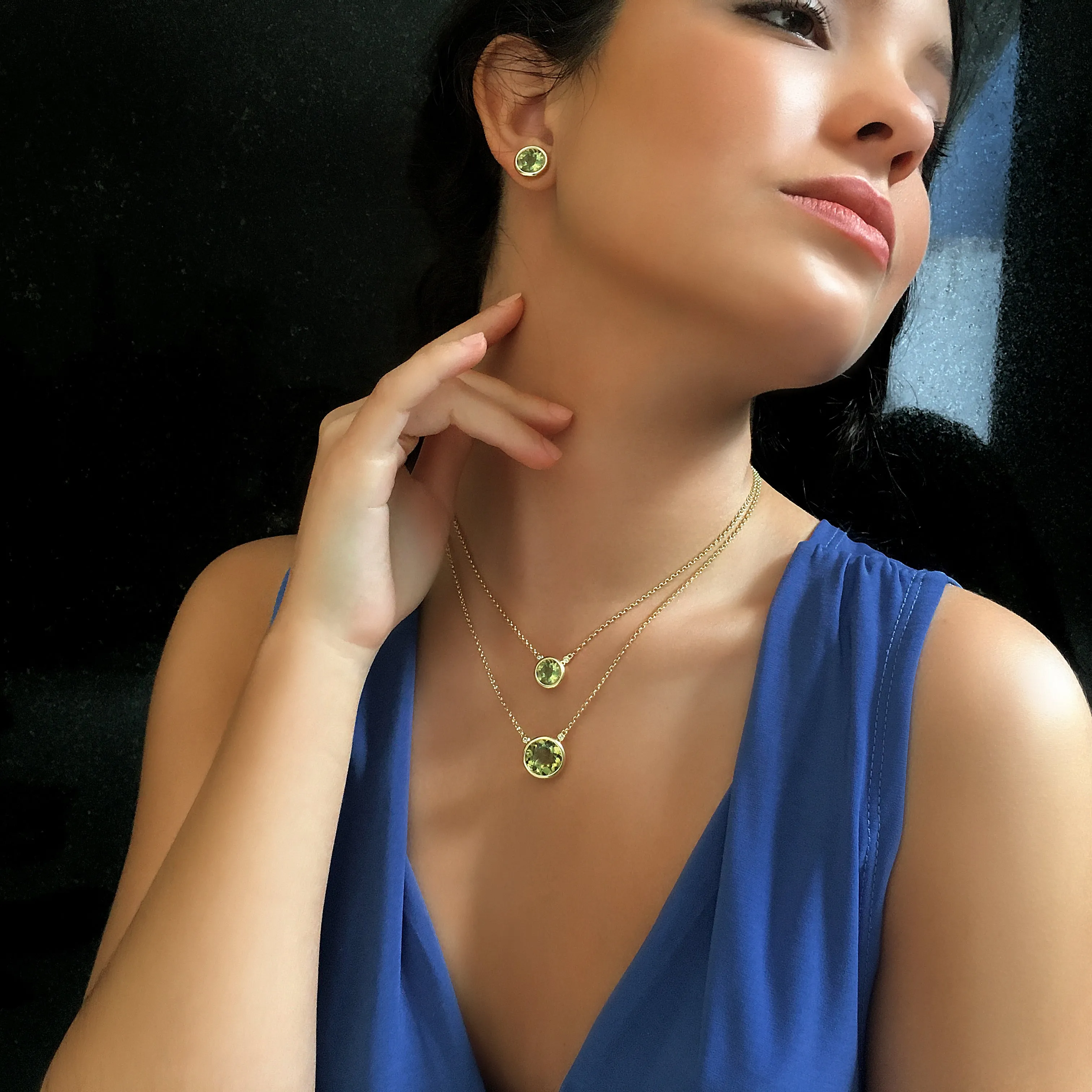 SIGNATURE Necklace (1287) - Opal Quartz / YG