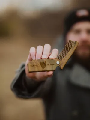 Straight Razor Folding Beard Comb